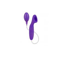   Scintillation Silicone Clitoral Pump Waterproof - Purple 